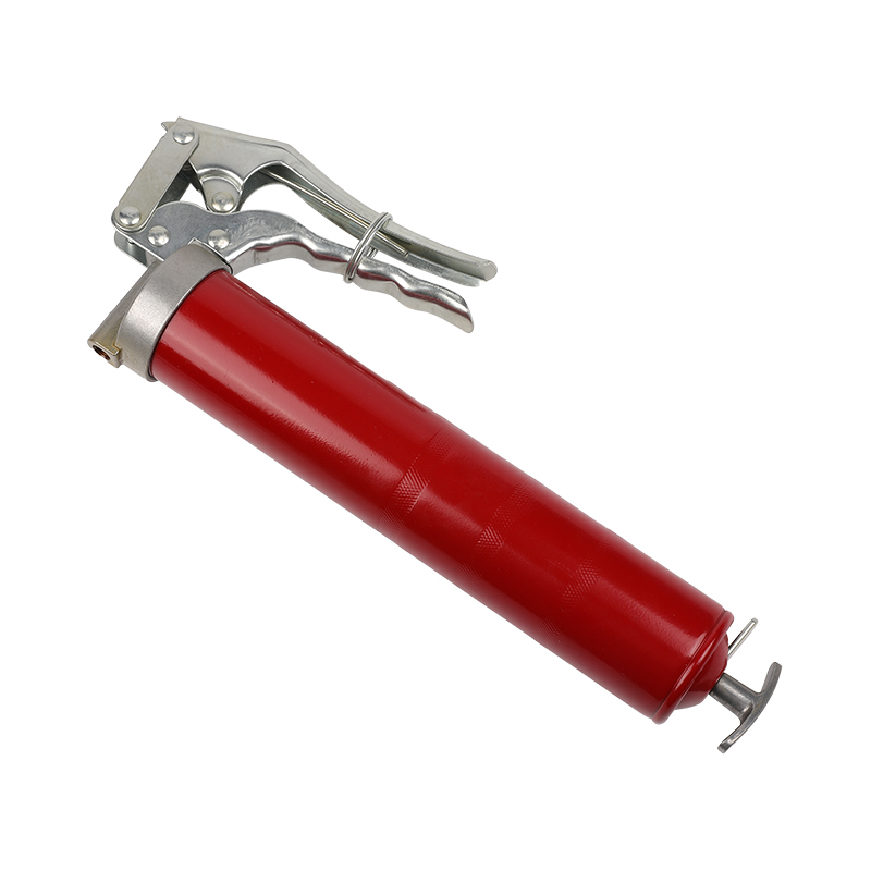 Pistol tugas berat mencengkam pistol gris aluminium