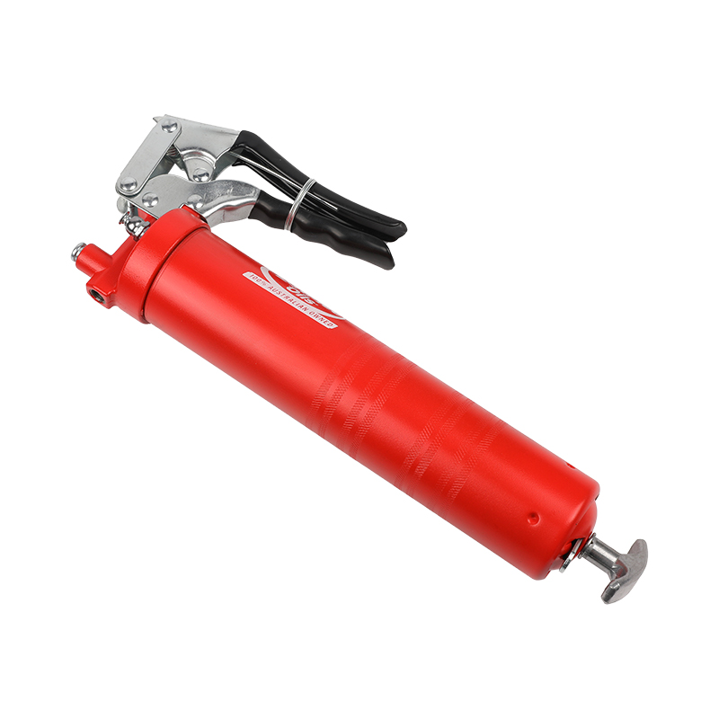 Pistol tugas berat mencengkam pistol gris aluminium