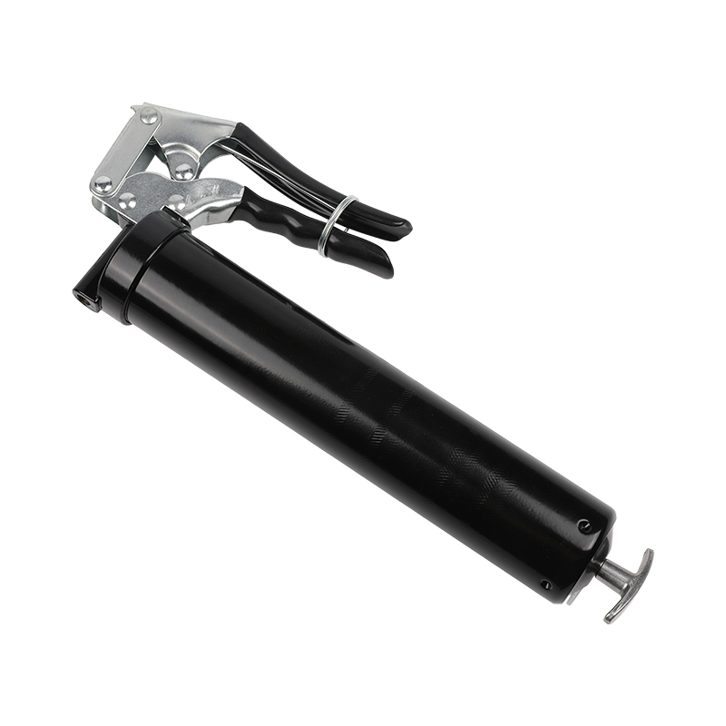 Pistol tugas berat mencengkam pistol gris aluminium