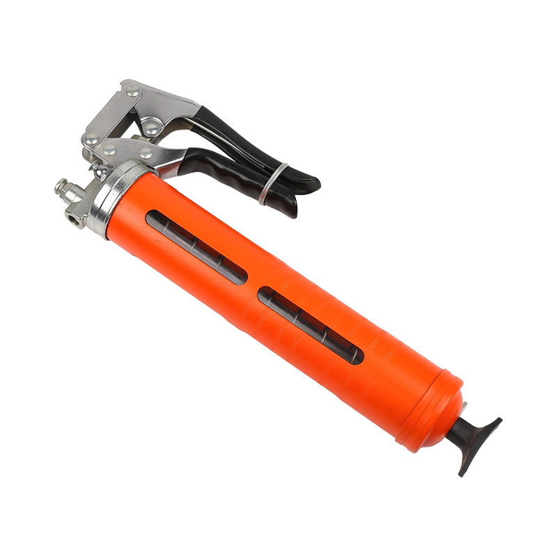 Pistol tugas berat mencengkam pistol gris aluminium