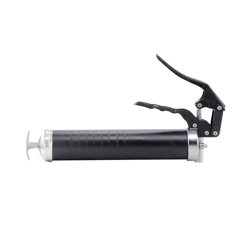 Pistol tugas berat mencengkam pistol gris aluminium
