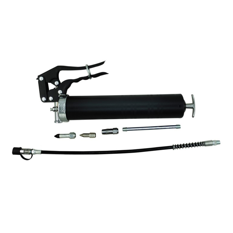 Pistol tugas berat mencengkam pistol gris aluminium
