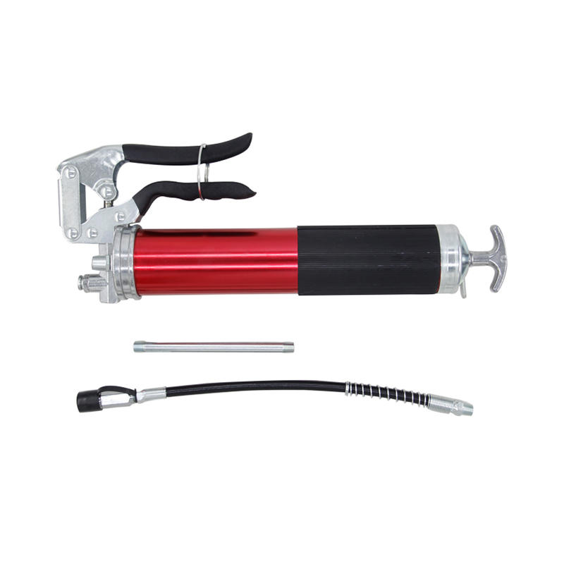 Pistol tugas berat mencengkam pistol gris aluminium